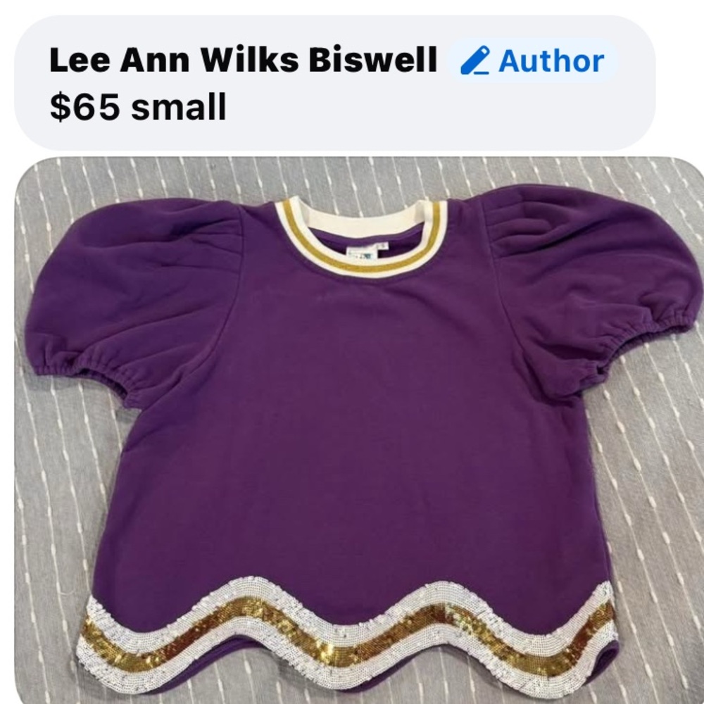 Queen of Sparkle- Peplum - Purple, gold, white